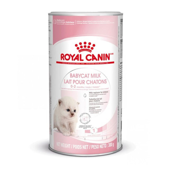 Royal Canin Babycat Milk – Înlocuitor de Lapte Matern pentru Pisoi – 300 g